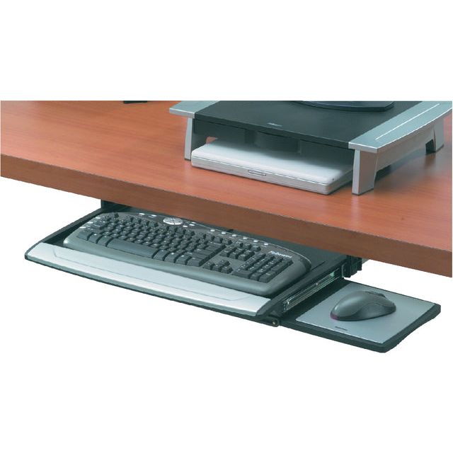 Fellowes - Clavier Plateau Suites + Muislade Black / Gray