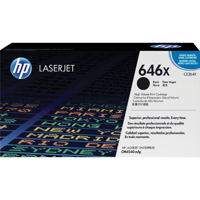 HP - Tonercartridge  ce264x 646x zwart