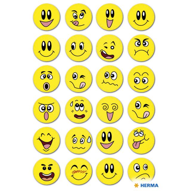 HERMA - Etiket herma 3657 smiley met wiebeleffect | 10 stuks