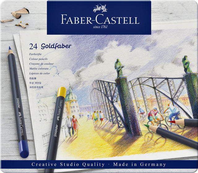 Faber Castell - Kleurpotlood faber-castell gf 24st assorti