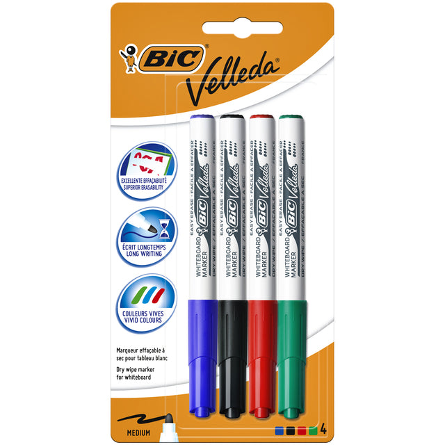 Bic - Viltstift  1741 whiteboard rond m assorti