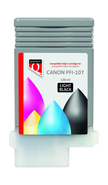 Quantore - Inkcartridge Pfi -107 Light Black