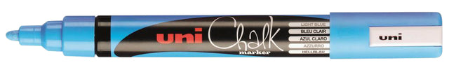 Uni -Ball - Chalkstift Chalk Round Round Light Blue | 6 pièces