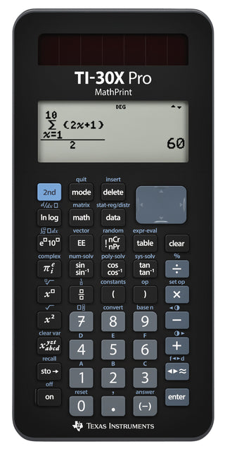 Texas Instruments - Texas Scientific Calculator Ti -30x Pro Mathprint, dans une boîte en carton