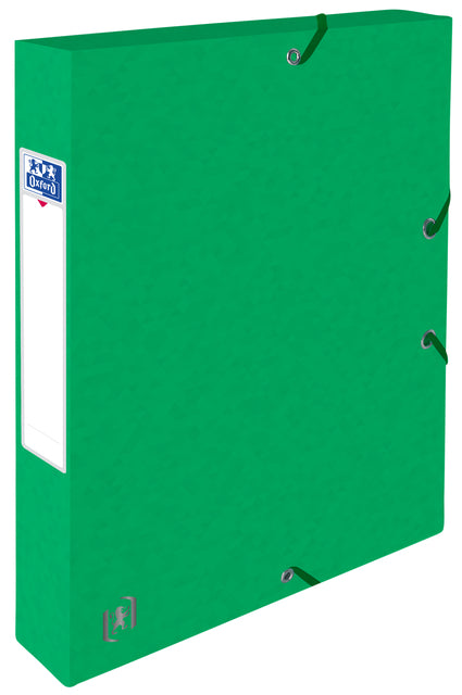 Oxford - Elastobox Top Fichier + dos de 4 cm, vert