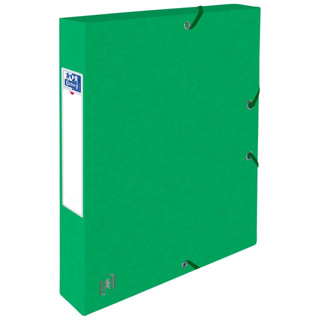 Oxford - Elastobox Top Fichier + dos de 4 cm, vert