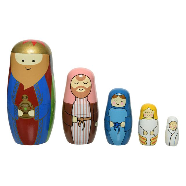 Matryoshka schimahout set mit 5 Teilen