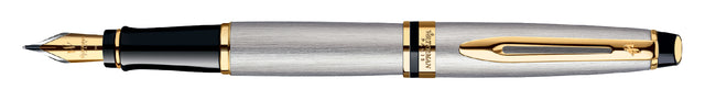 Waterman - Fountain Pen Expert en acier inoxydable GT Medium