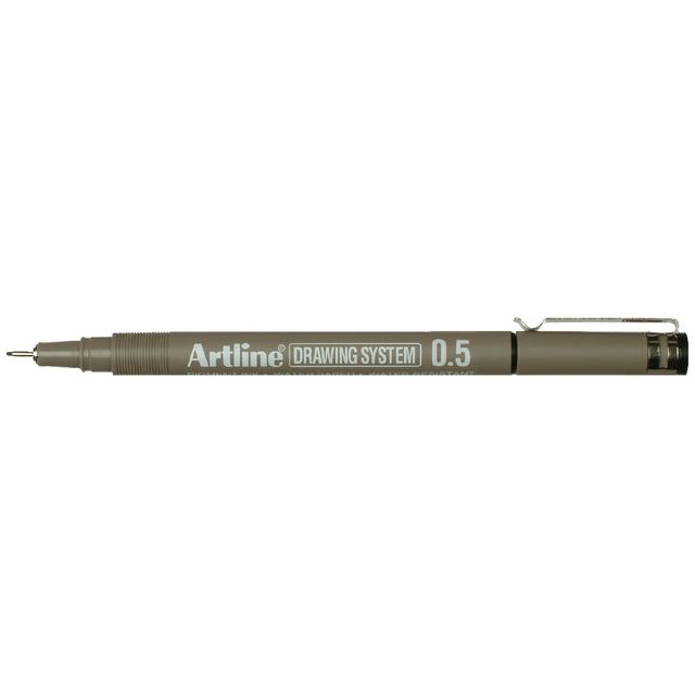 Artline - Fineliner artline technisch 0.5mm zwart | 12 stuks