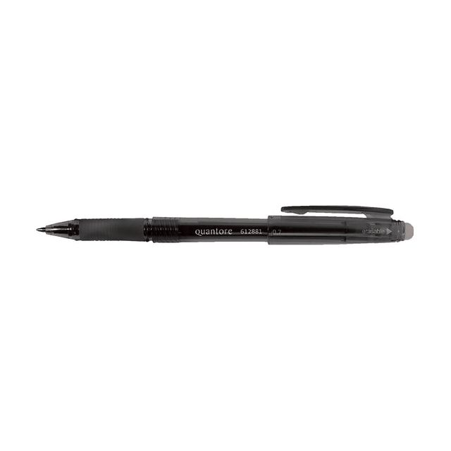 Quantore - Gindwriter effacable 0,7 mm noir | 12 pièces