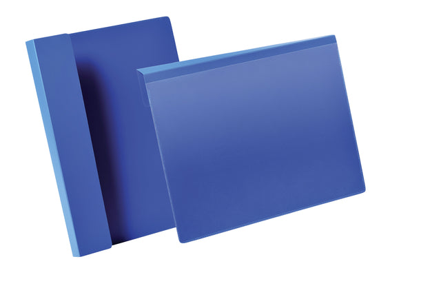 Durable - support de document, avec pli, pour ft a4, couché, bleu, boîte de 50 pièces