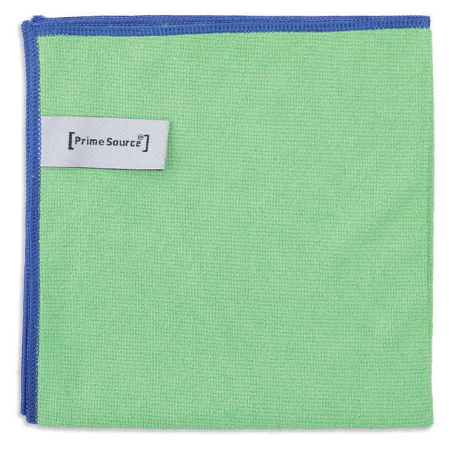 Primesource - Microfiber Tissu professionnel vert 38x38cm 10 pièces