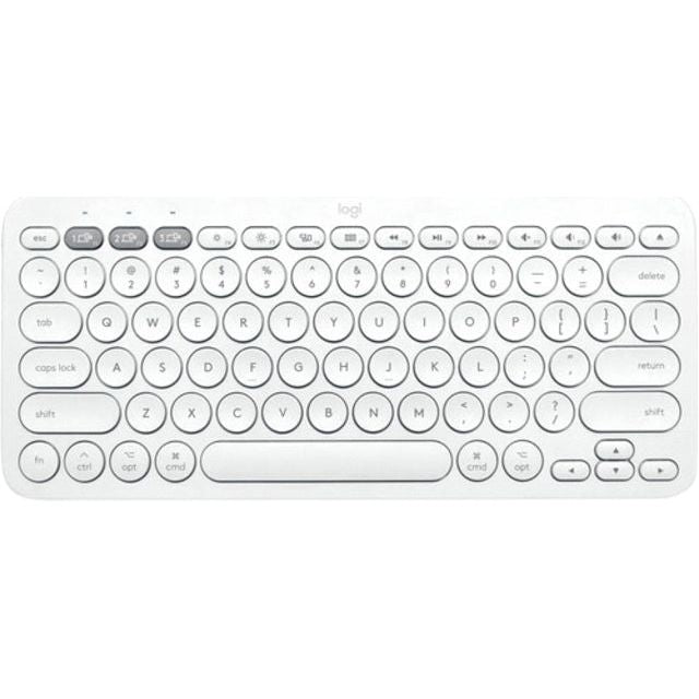 Tastatur Logitech K380 Bluetooth QWERTY White