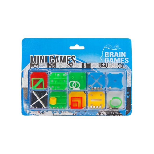 Seizoen - Minipuzzel brain games set à 10 stuks