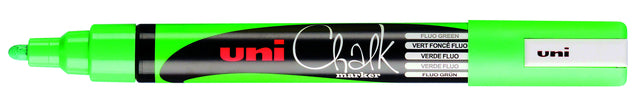 Uni -Ball - Chalkstift Chalk autour de Fluo Green | 6 pièces