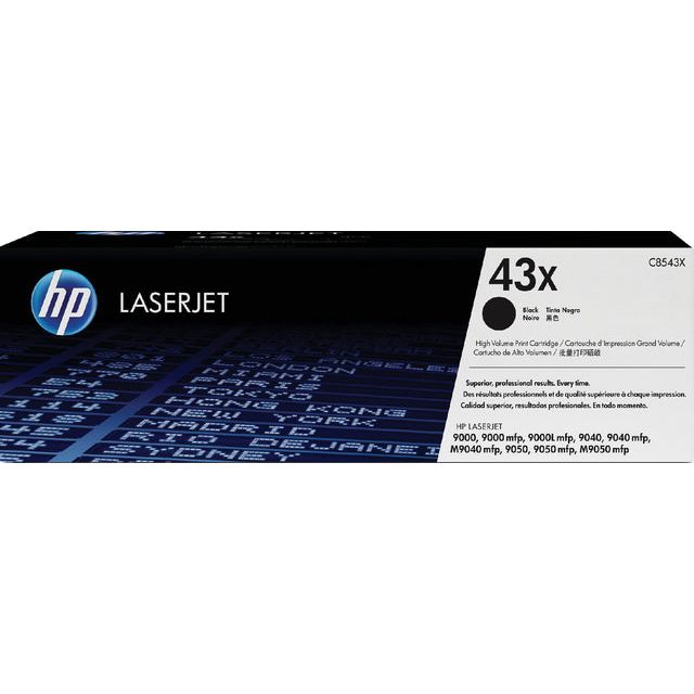 HP - Tonercartridge  c8543x 43x zwart