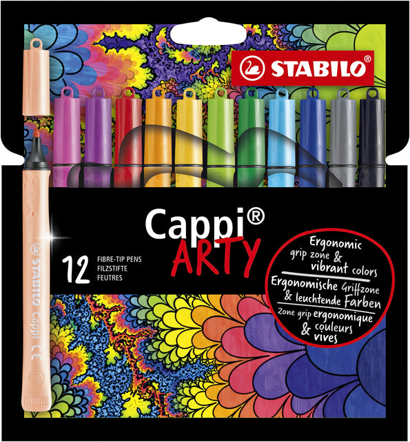 Stabilo-Felt-Tip Cap Capi 168/12-1-20 Penny bei 12 Farben | 6 Stücke