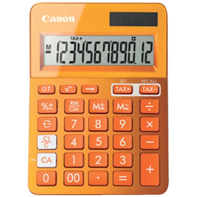 Canon - Calculatrice LS -123K Orange