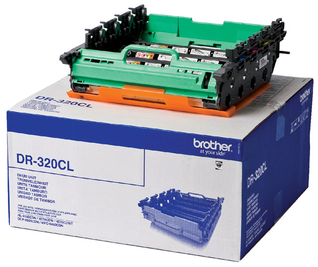 Brother - drum, 25.000 pagina's, OEM DR-320CL, zwart