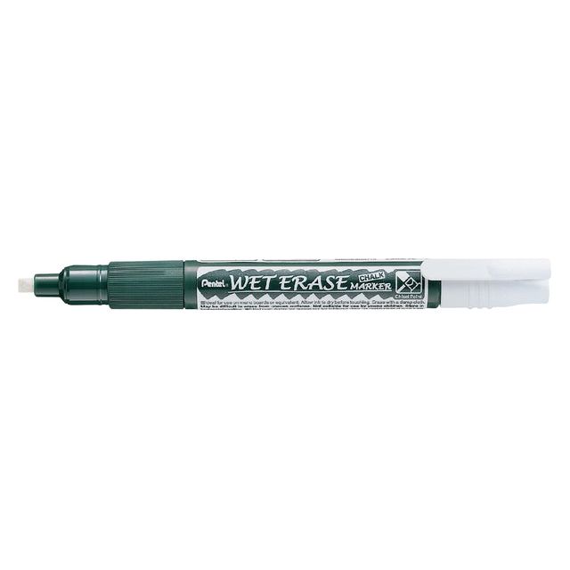 Pentel - marqueur d'effacement humide blanc, largeur d'écriture 2 - 4 mm