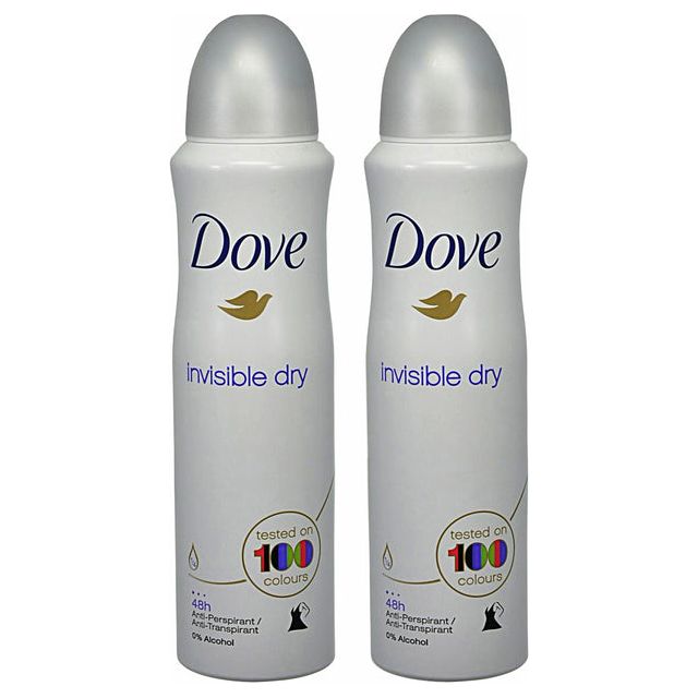 DOVE - Deodorant  invisible dry 2x150ml