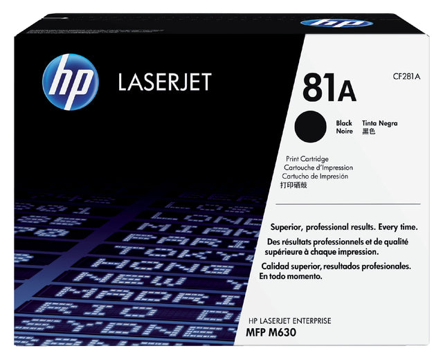 HP - Tonercartridge CF281A 81A Schwarz