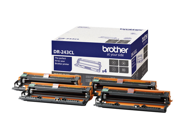 Brother - drum, 18.000 pagina's, OEM DR-243CL, zwart