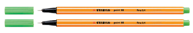 STABILO - Fineliner point 88/33 f groen | 10 stuks