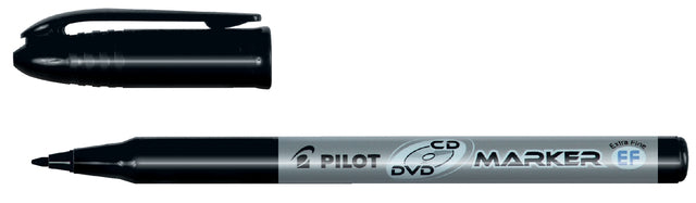 Pilot - CD -Marker Pilotrasse 0,6 mm schwarz | 10 Stücke