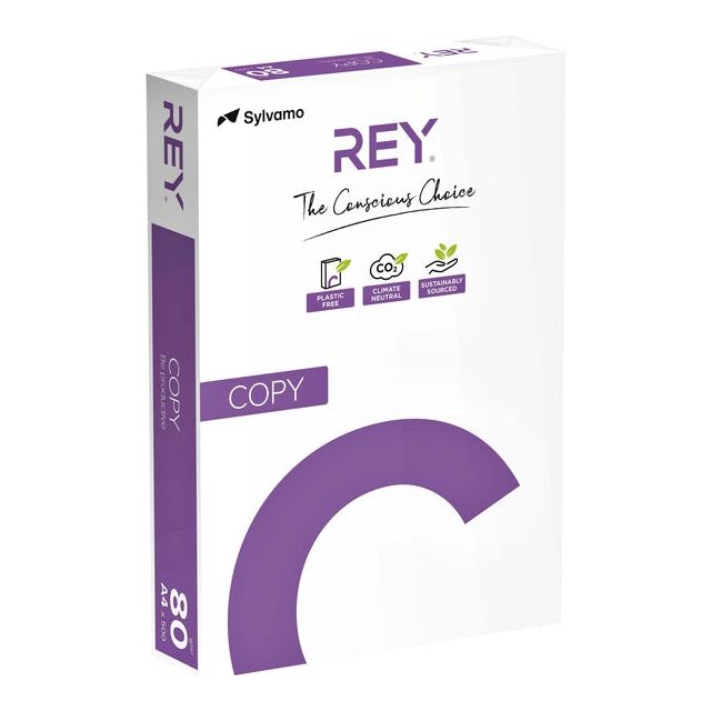 Rey - Copy printpapier ft A4, 80 g, pak van 500 vel