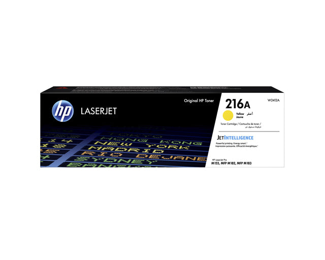 HP - toner 216A, 850 pagina's, OEM W2412A, geel