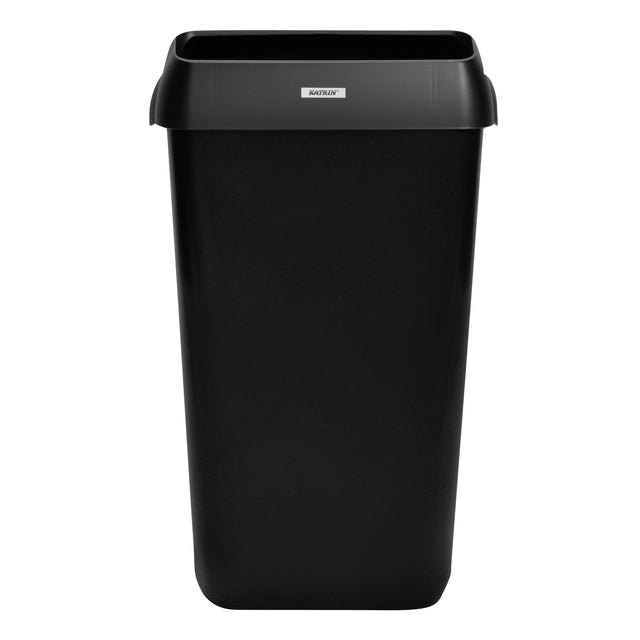 Katrin - bac de déchets 92261 25Liter Black | 2 pièces