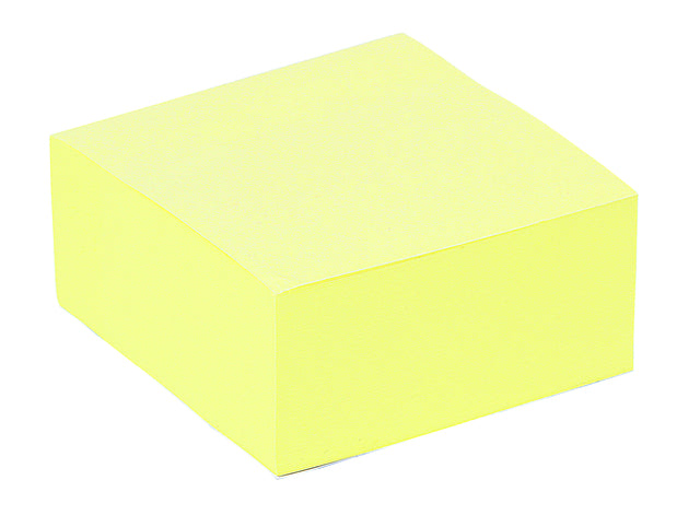 Quantore - Mémoblok 76x76mm 400 jaune | 6 pièces