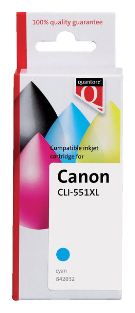 Quantore - Inktcartridge canon cli-551xl blauw