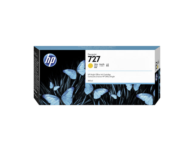 HP - Inktcartridge hp f9j78a 727 geel