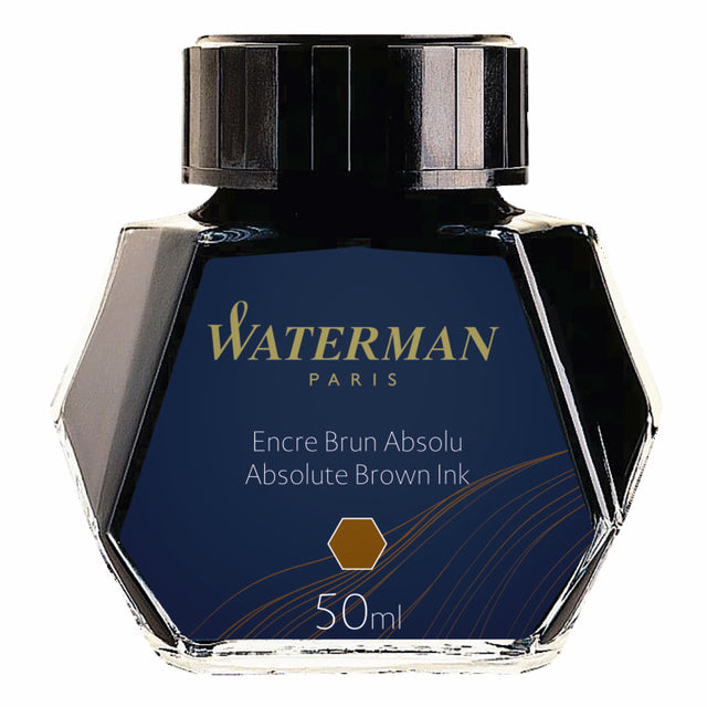 Waterman - Vulpeninkt 50ml absoluut bruin