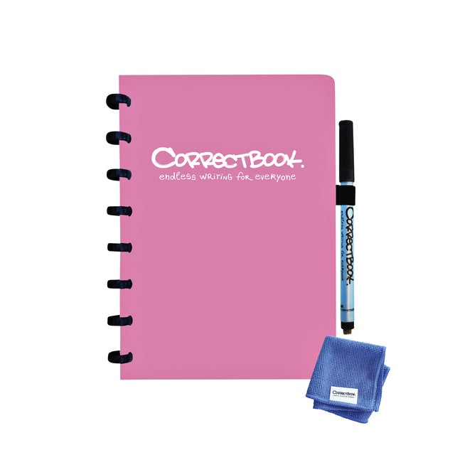 Correctbook - Notebook A5 Line 40blz Blossom Pink