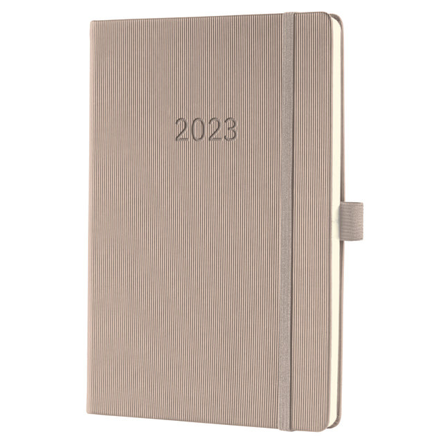 Sigel - Weekagenda conceptum a5 2023 taupe 4-talig hc