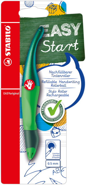 STABILO - Rollerpen easyoriginal rechts hologr m gn