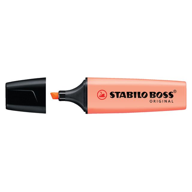 Stabilo - Boss Original Tel Marking Stift, cremiger Pfirsich (Orange)