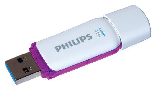 Philips - USB Stick 3.0 Snow Edition Magic Purple 64GB