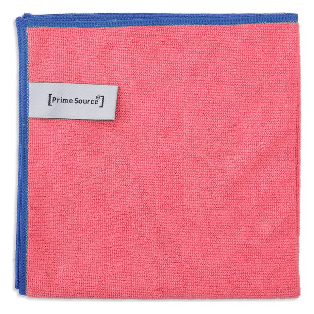 Primesource - Microfiber Tissu professionnel rouge 38x38cm 10 pièces