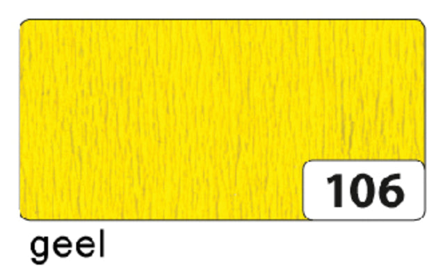 Folia - Folia crêpepapier geel