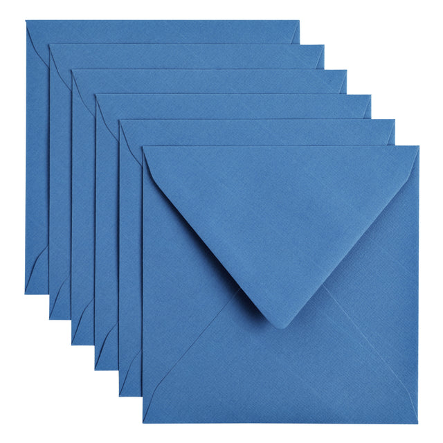 Papicolor - Enveloppe 140x140 mm bleu foncé