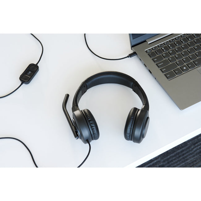 Kensington - Casque USB-C H1000, supra-auriculaire, noir
