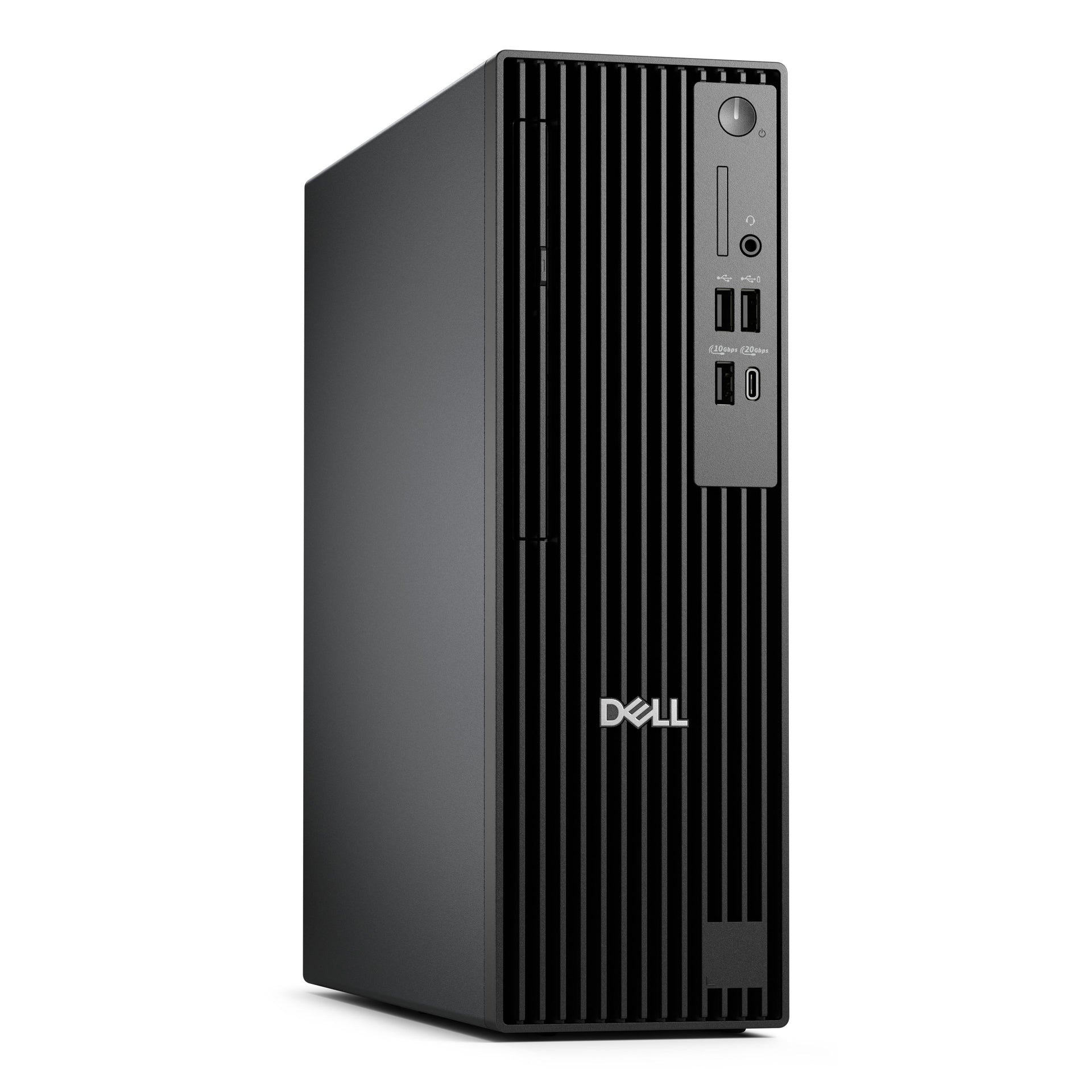 Dell -   Pro QBS1250 Plus Intel Core Ultra 7 265 16 GB DDR5-SDRAM 512 GB SSD Windows 11 Pro Slim PC PC Zwart