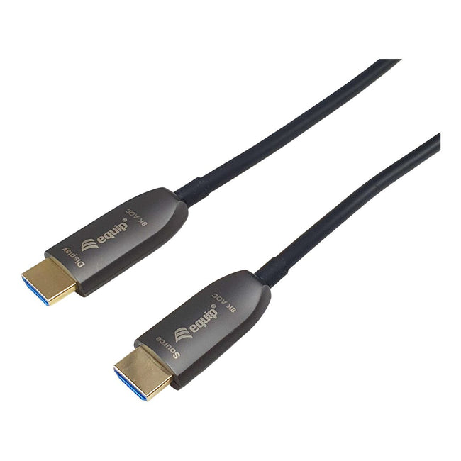 EQUIP -   119422 HDMI 2.1 Active Optic Armored kabel, 50 m, 8K/60Hz, 4K/120Hz, 48 Gbps