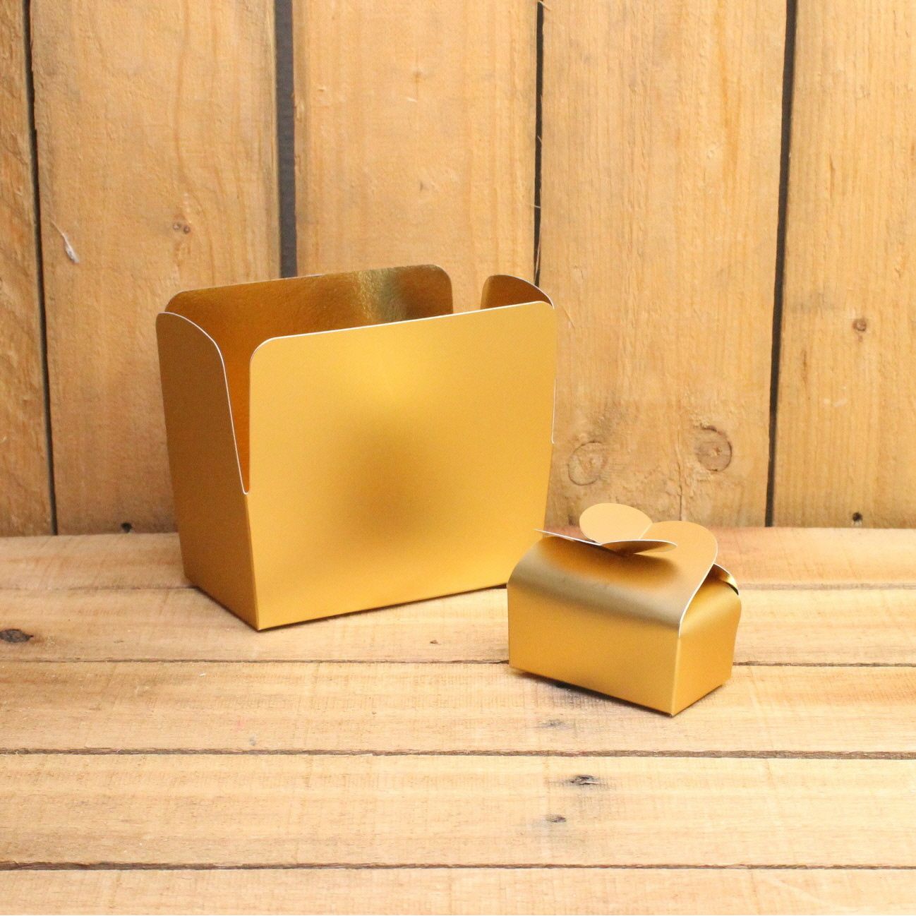 Bonbon doosjes - Chocolade doosje - Zilver HOOG - 12 stuks