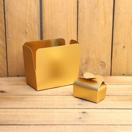 Bonbon doosjes - Chocolade doosje - Zilver HOOG - 12 stuks