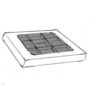 Bonbon doosjes - Chocolade doosje - Goud glans - 24 stuks